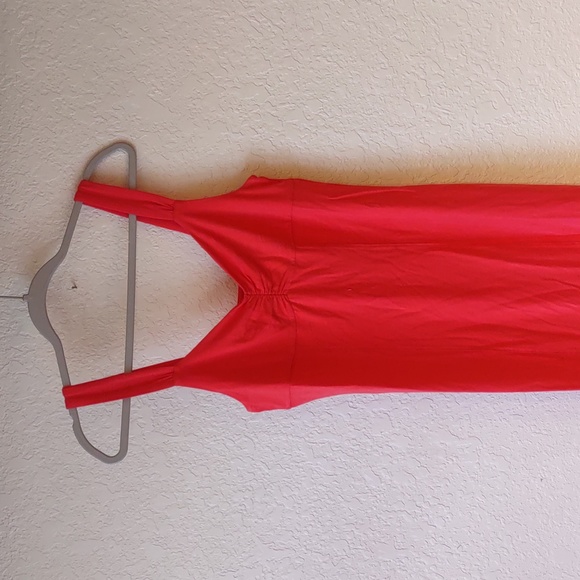 GAP | Bodycon Midi Hula Red Dress Size Small TALL & Medium NWT - Picture 3 of 7